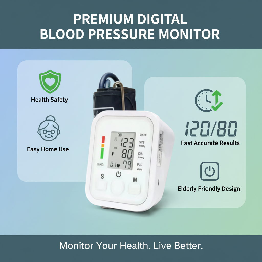 Digital Blood Pressure Machine – Bp Machine - Acurate Bp Check Machine - Image 3