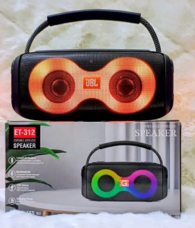Et 312 RGB Wireless Bluetooth Rechargeable Portable Speaker