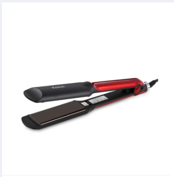 Kemei KM-531 Professional Hair Straightener - Black and Red - Image 3