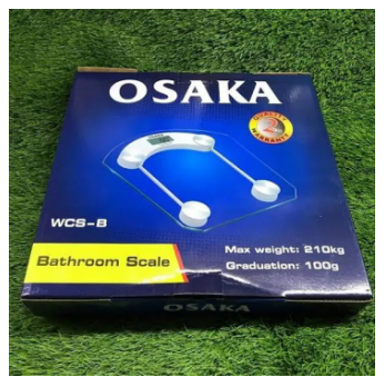 Osaka Digital Weight Machine - Transparent