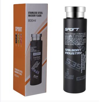 Sport Sailmaker Stainless Steel Thermos Bottle Vacuum Flask 800ml - Thermos Water Bottle Sipper for Travel - Hot and Cold for 12 Hours, Multicolor