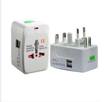 Universal World Travel Adapter All in 1 with 2 USB Port Charger Plug - Image 4