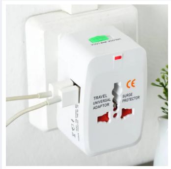 Universal World Travel Adapter All in 1 with 2 USB Port Charger Plug