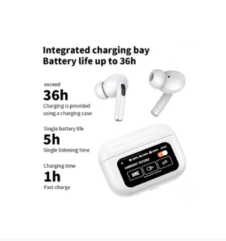 A9 Pro Smart Touch AirPods - Image 5