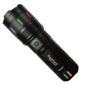 High Power Sanford Super Bright Flashlight – Slide Zoom White Laser LED Edition with 30000mah battery - Image 3