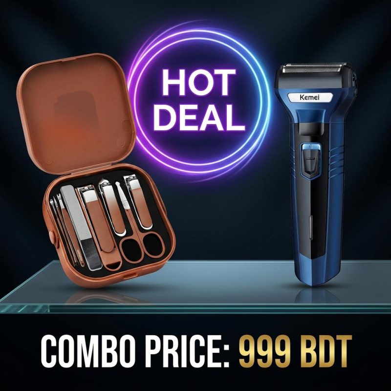 Mega Offer Premium Trimmer & Manicure Set 999 TK